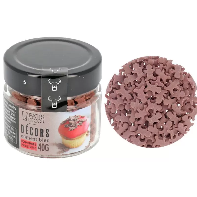 Cerf Dellier Décors Comestibles Bonhommes Pain D'Épices 40 G Flash Sale