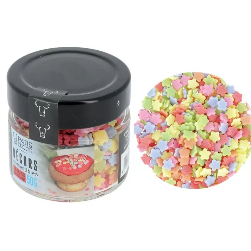 Cerf Dellier Décors Comestibles Fleurs Multicolores 50 G Online