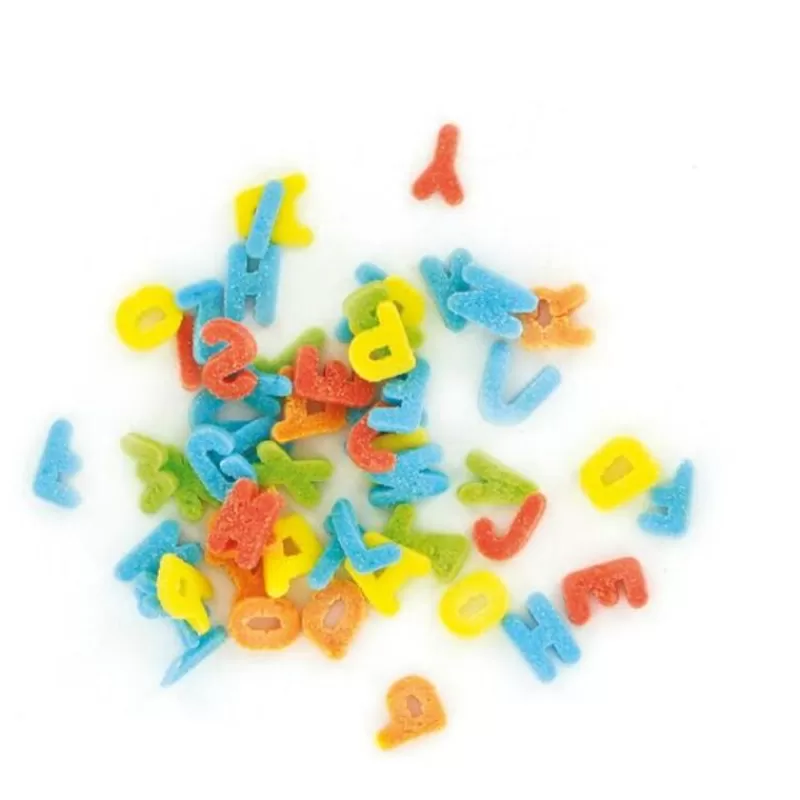 Cerf Dellier Décors Comestibles Lettres Multicolores 40 G Outlet
