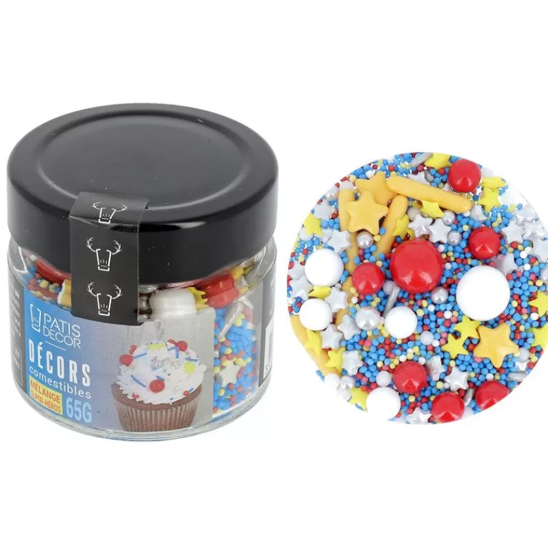 Cerf Dellier Décors Comestibles Melange Super Heros 'Superman' 65 G Discount