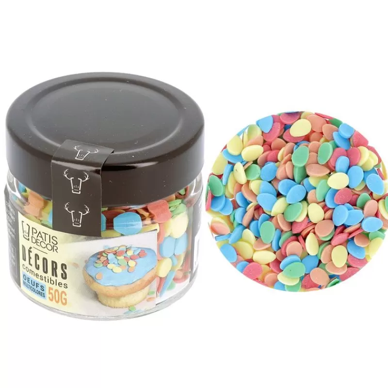 Cerf Dellier Décors Comestibles Oeufs Multicolores 50 G Outlet