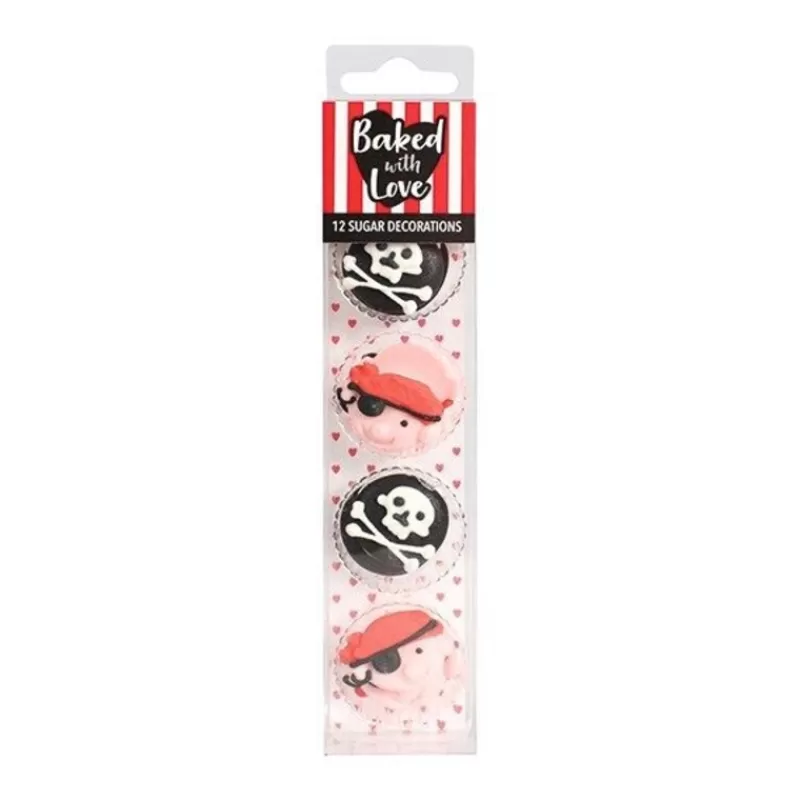 Cerf Dellier Décors Comestibles Pirates Assortis (X12) Fashion