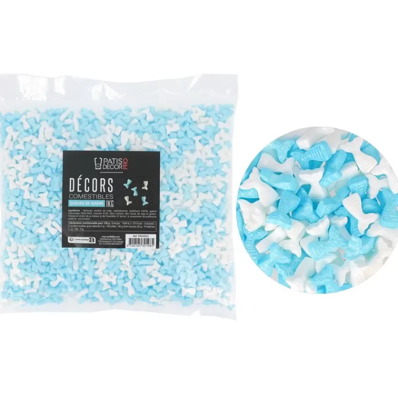 Cerf Dellier Décors Comestibles Queues De Sirene 1 Kg Cheap