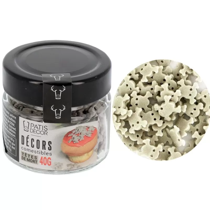 Cerf Dellier Décors Comestibles Tetes De Mort 40 G Hot