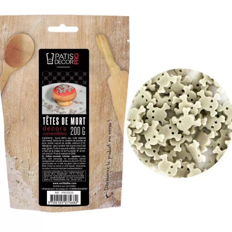 Cerf Dellier Décors Comestibles Tetes De Mort Patisdecor Pro 200 G Online
