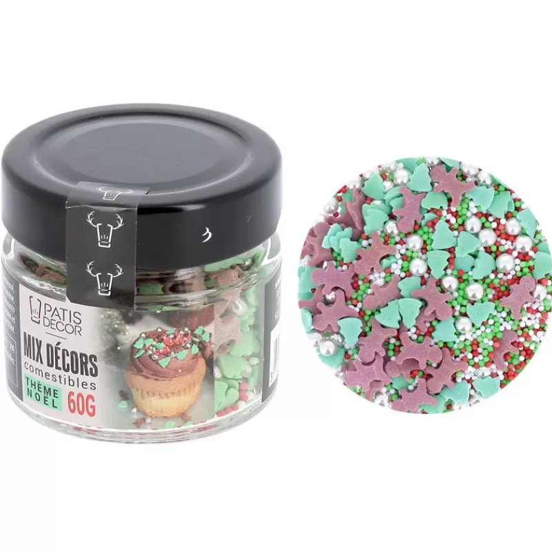 Cerf Dellier Décors Comestibles Theme Noël Assortis Patisdecor 60 G Best Sale