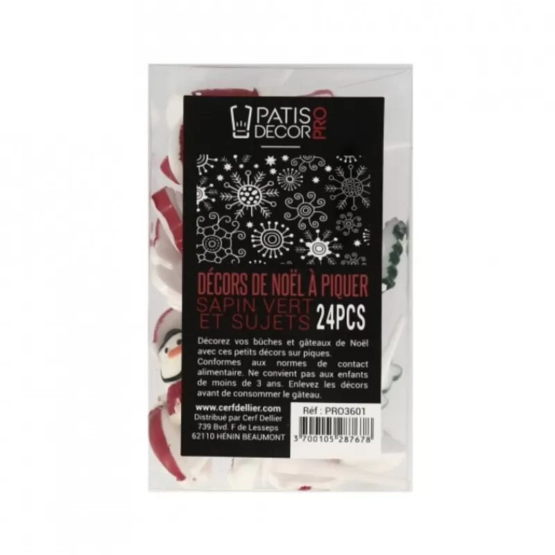 Cerf Dellier Décors De Noël Assortis En Résine Theme 2 (X24) Cheap