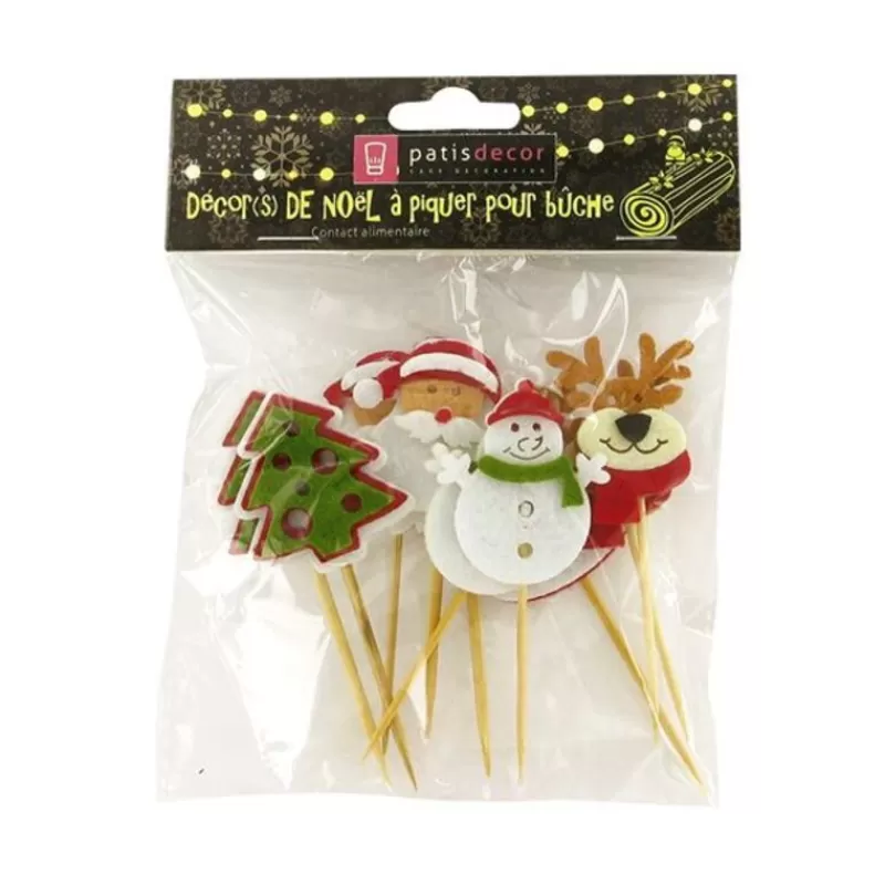 Cerf Dellier Décors De Noël En Feutrine Theme 1 (X10) Best Sale