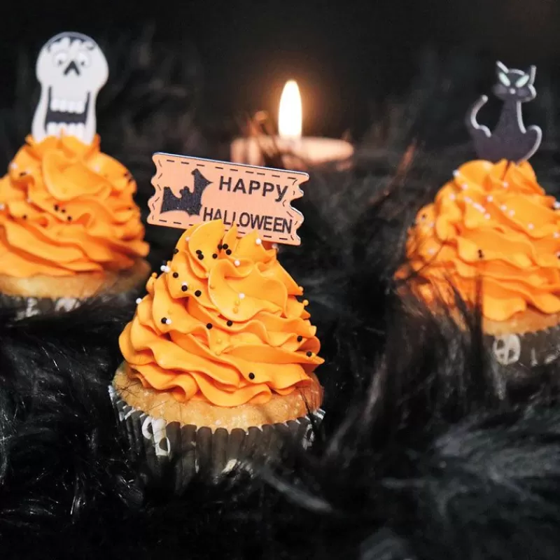 Cerf Dellier Décors D'Halloween Sur Pique Assortis (X10) Fashion