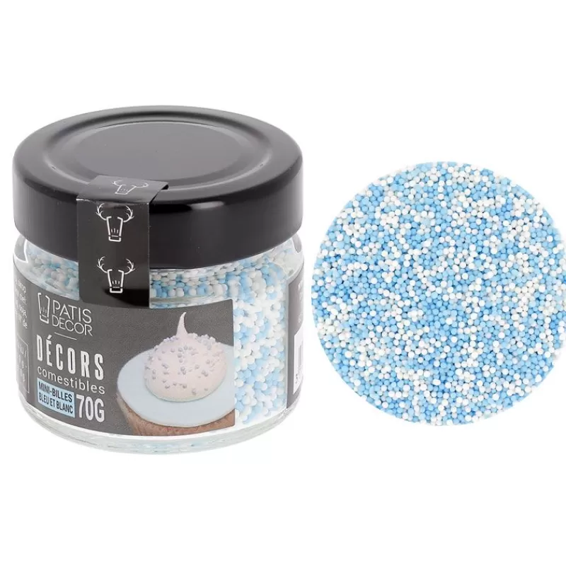Cerf Dellier Décors Mini Billes Bleues Et Blanches Patisdecor Store