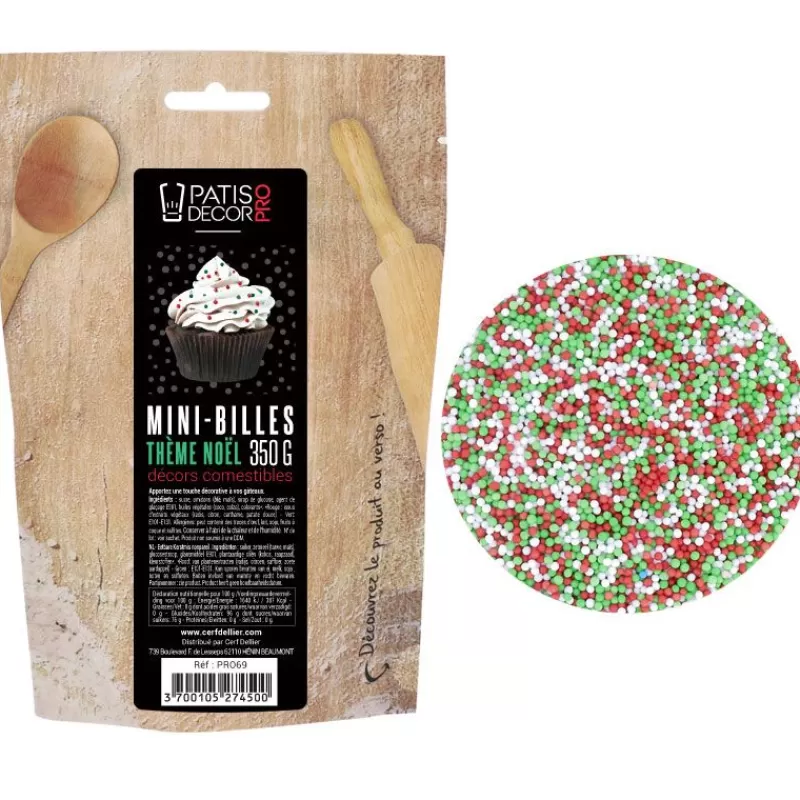 Cerf Dellier Décors Mini Billes Noël Comestibles Patisdecor Pro 350 G Sale