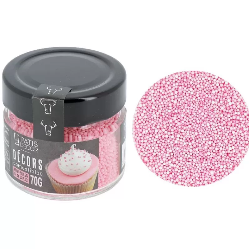 Cerf Dellier Décors Mini Billes Roses Comestibles Patisdecor Cheap