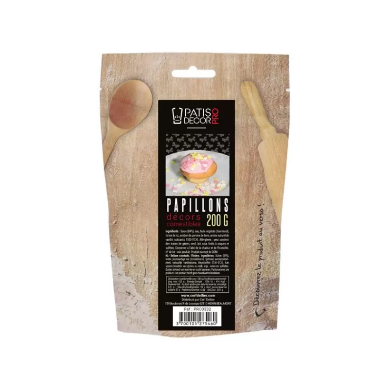 Cerf Dellier Décors Papillons Comestibles Patisdecor Pro 200 G Online