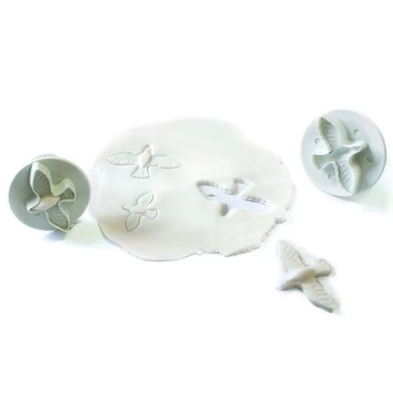 Cerf Dellier Découpoirs Éjecteurs Colombes Patisdecor (X 3) New