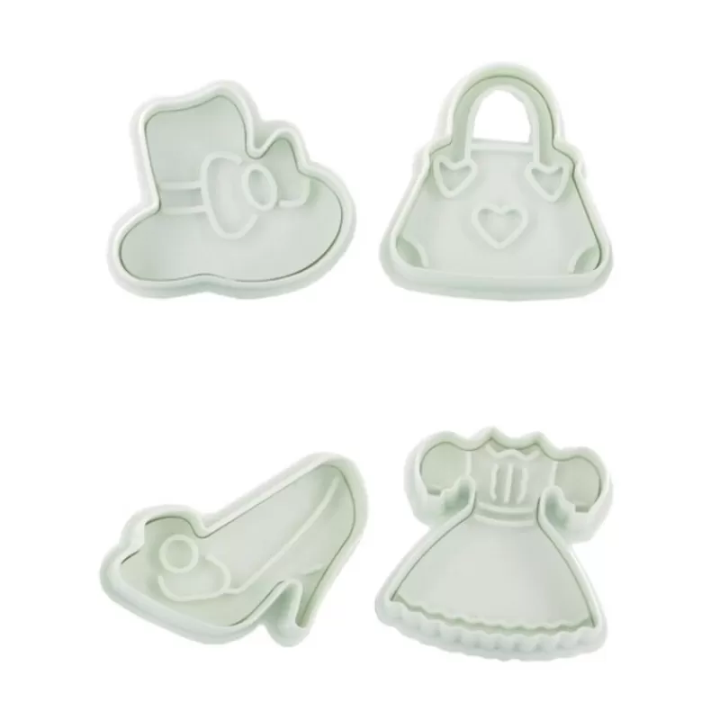 Cerf Dellier Découpoirs Éjecteurs Fashion Patisdecor (X 4) Hot