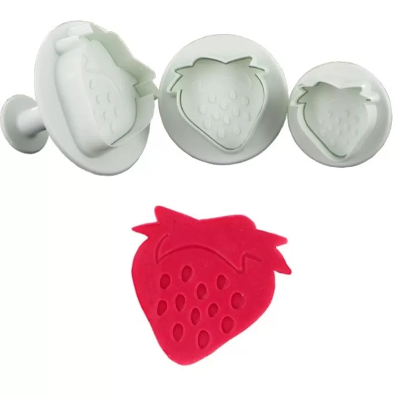 Cerf Dellier Découpoirs Éjecteurs Fraises Patisdecor (X 3) Best Sale