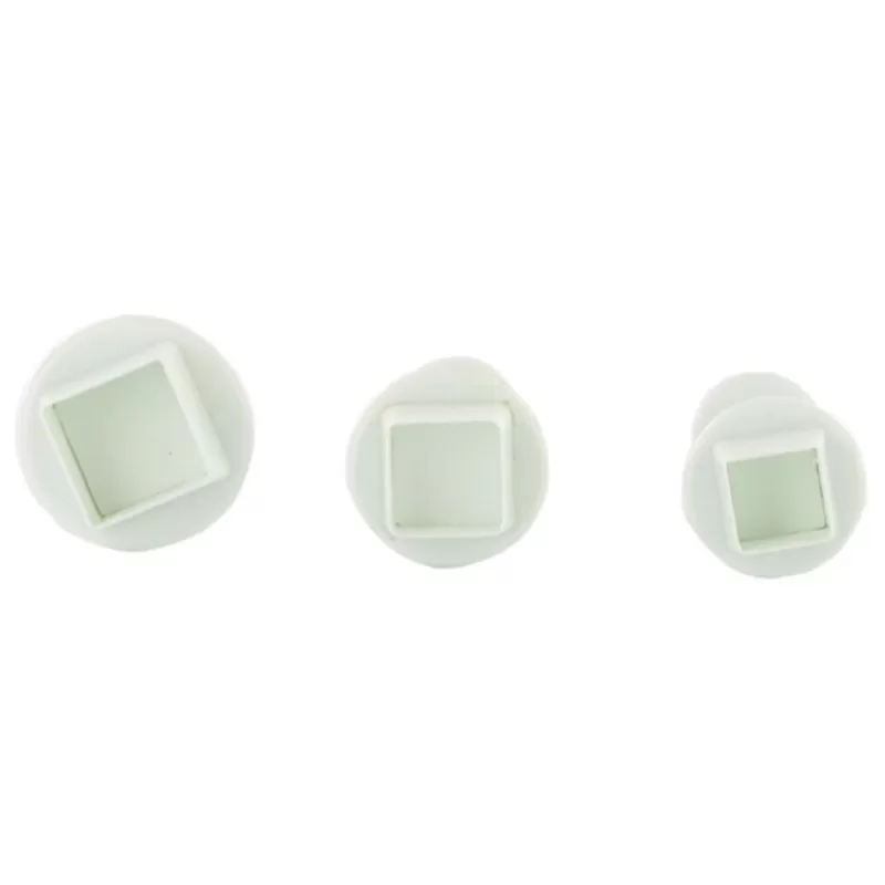 Cerf Dellier Découpoirs Éjecteurs Mini Carres Patisdecor (X 3) Sale