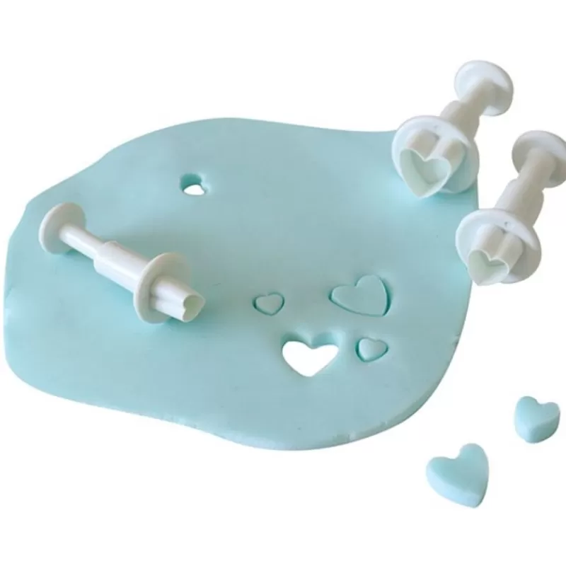 Cerf Dellier Découpoirs Éjecteurs Mini-Coeurs Patisdecor (X 3) Flash Sale