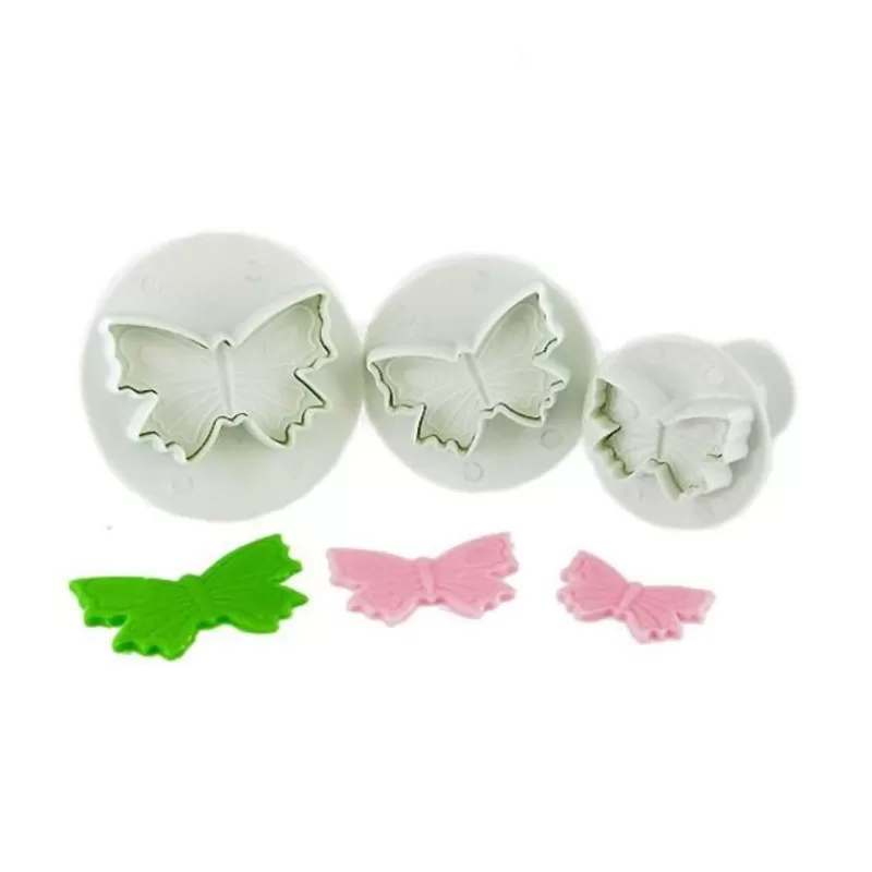 Cerf Dellier Découpoirs Éjecteurs Papillons Assortis Patisdecor (X 3) Best