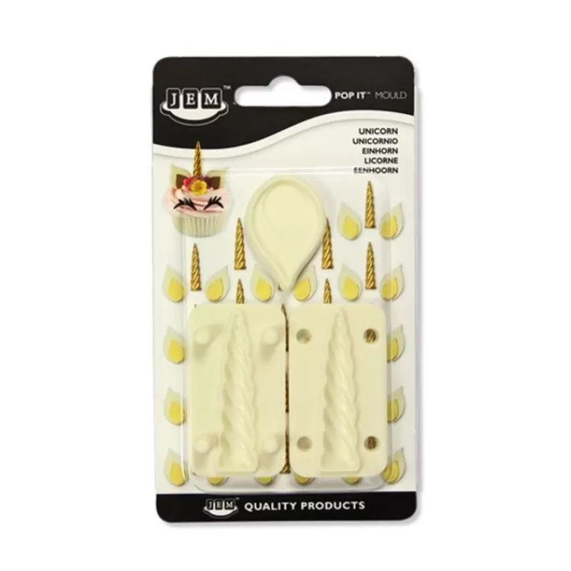 Cerf Dellier Découpoirs Relief Licorne Assortis (X3) Discount