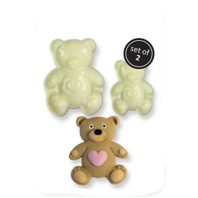 Cerf Dellier Découpoirs Relief Oursons (X2) Sale