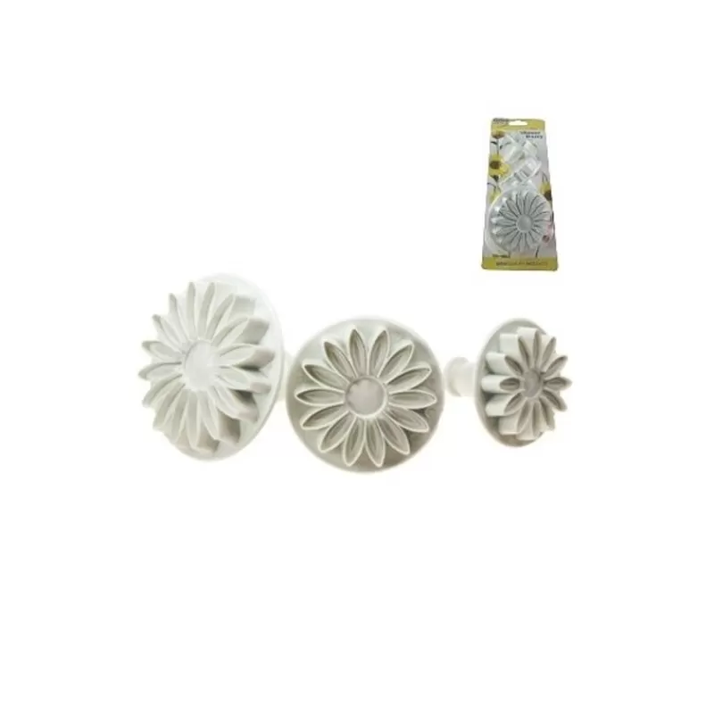 Cerf Dellier Découpoirs-Éjecteurs Marguerites Assortis Pme (X 3) Fashion