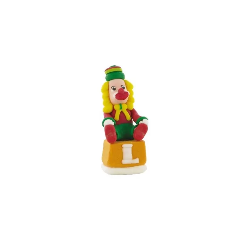 Cerf Dellier Decor Comestible Clown Sur Un Cube (X20) Store