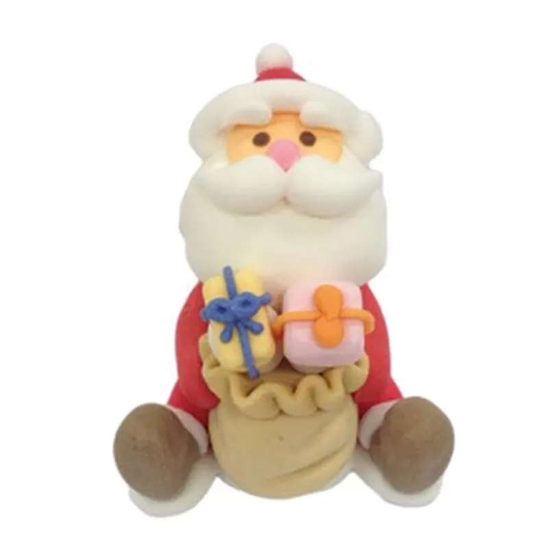 Cerf Dellier Decor Comestible Pere Noël Assis Cadeau (X24) Cheap