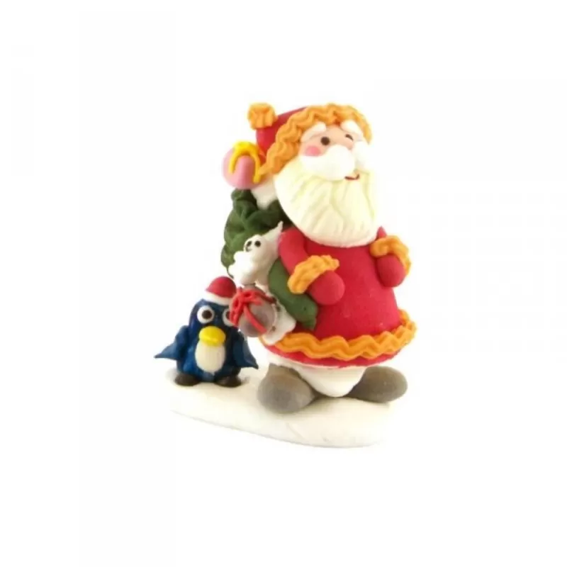 Cerf Dellier Decor Comestible Pere Noël Et Pingouin (X20) Best