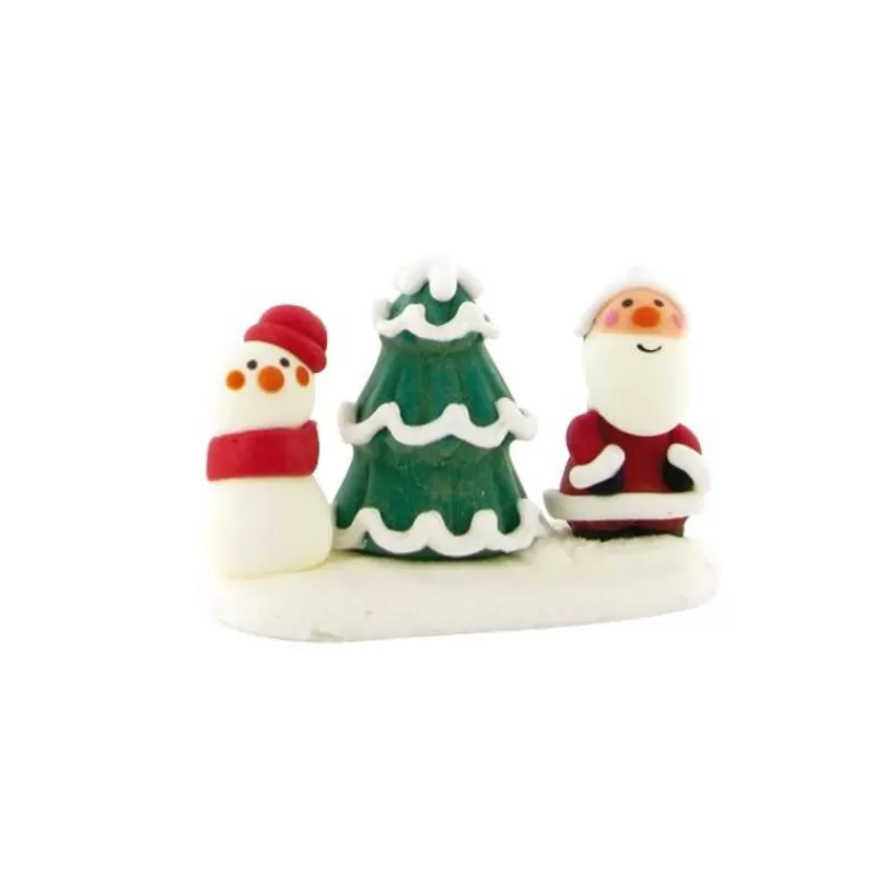 Cerf Dellier Decor Comestible Sapin Et Sujet De Noël Flash Sale