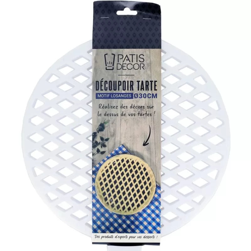 Cerf Dellier Decoupoir A Tarte Losanges 30 Cm