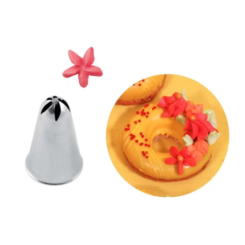 Cerf Dellier Douille A Fleur Fine Inox N 191 Patisdecor