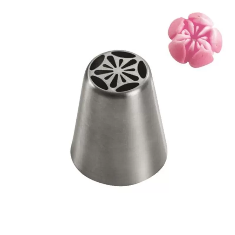 Cerf Dellier Douille A Fleur Inox N 6 Patisdecor