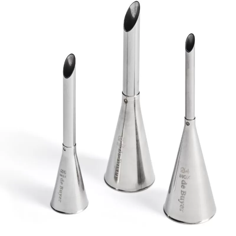 Cerf Dellier Douilles A Garnir Inox Assorties De Buyer