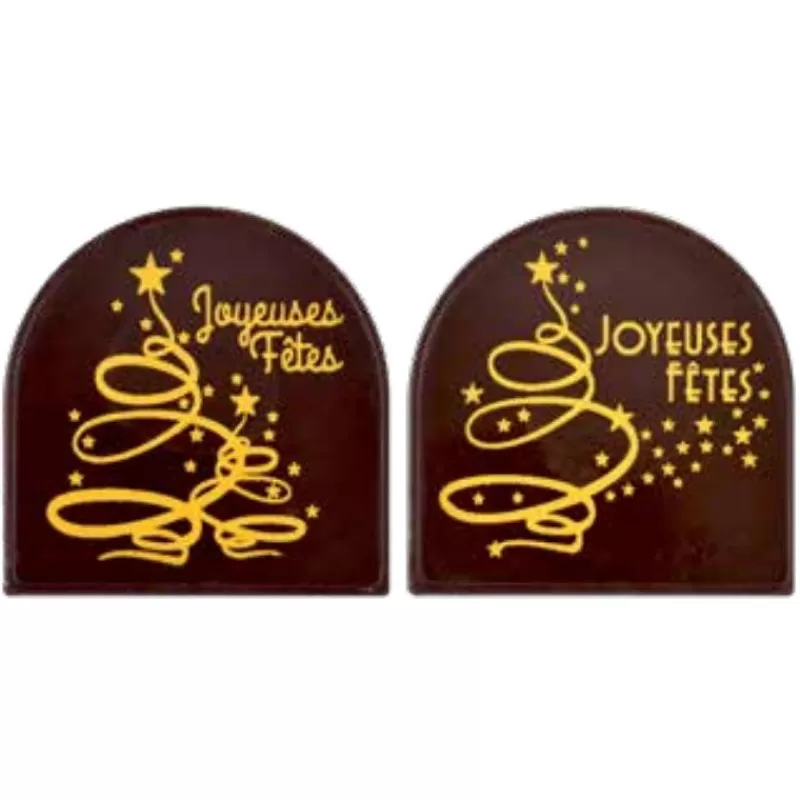 Cerf Dellier Embouts Bûchettes Chocolat Joyeuses Fêtes (X56) Online