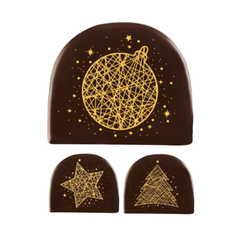 Cerf Dellier Embouts De Bûches Chocolat Noir Or Assortis (X42) Shop