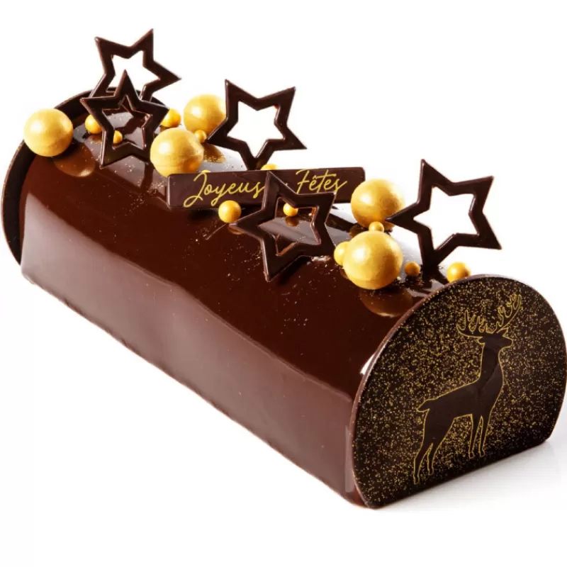 Cerf Dellier Embouts De Bûches Chocolat Silhouette Renne (X40) Clearance