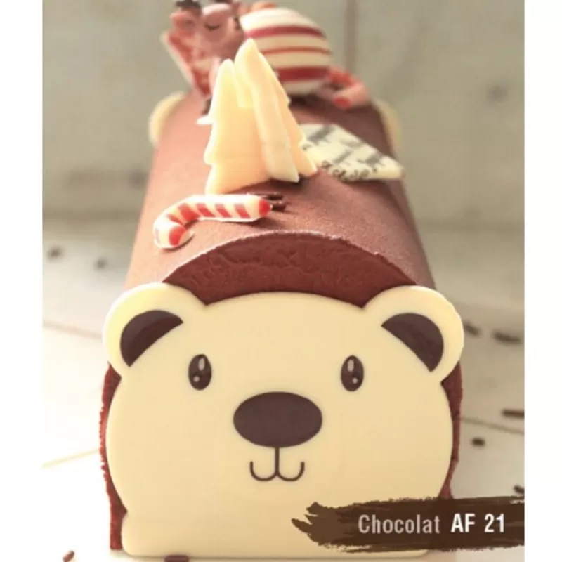 Cerf Dellier Embouts De Bûches En Chocolat Blanc Tete D'Ours (X54) Best Sale