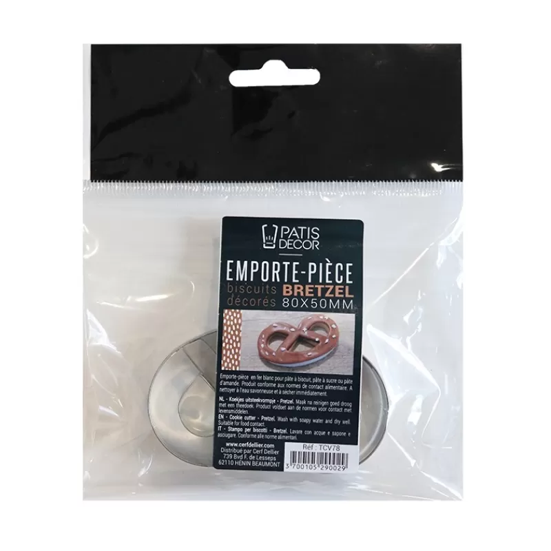 Cerf Dellier Emporte-Piece Bretzel 5 X 8 Cm Patisdecor