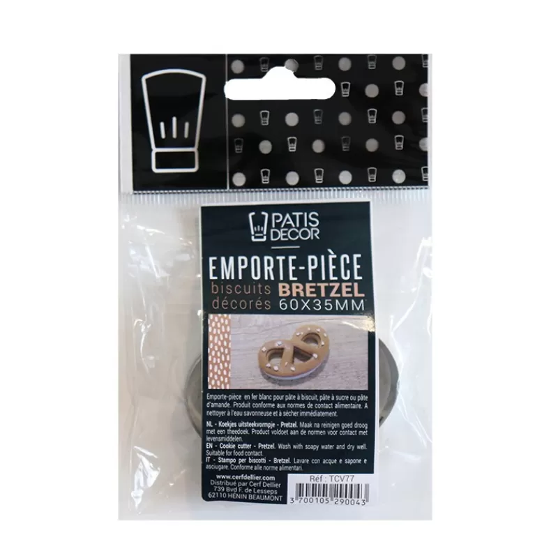 Cerf Dellier Emporte-Piece Bretzel 6 X 3,5 Cm Patisdecor