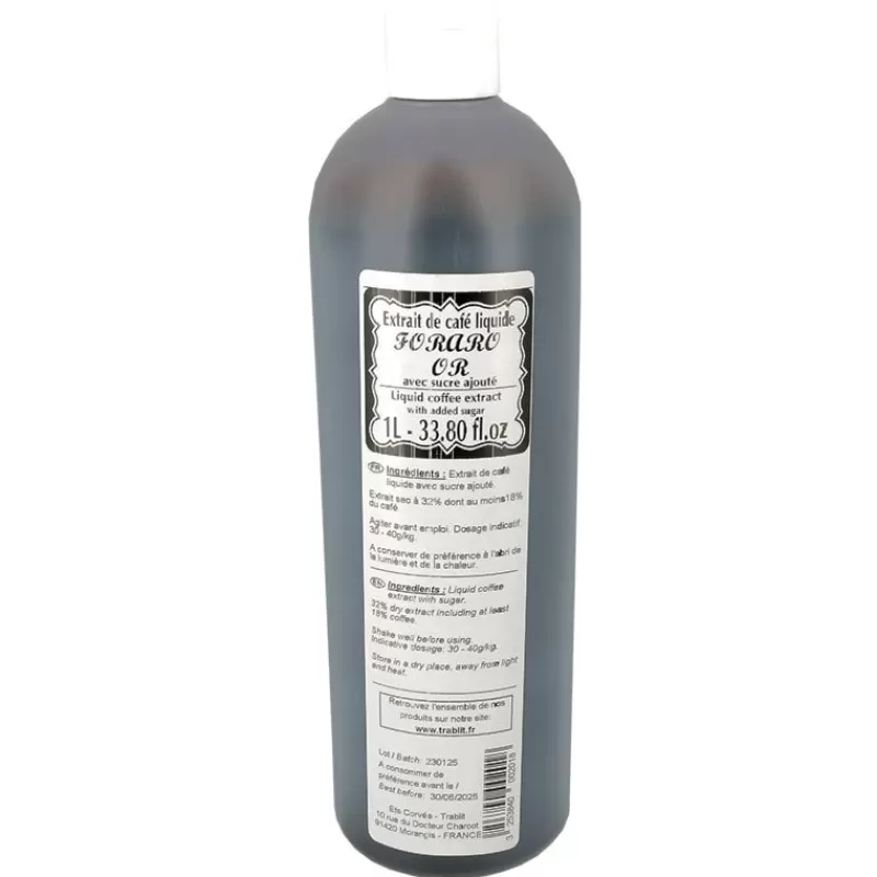 Cerf Dellier Extrait De Cafe Liquide Foraro Or 1 Litre