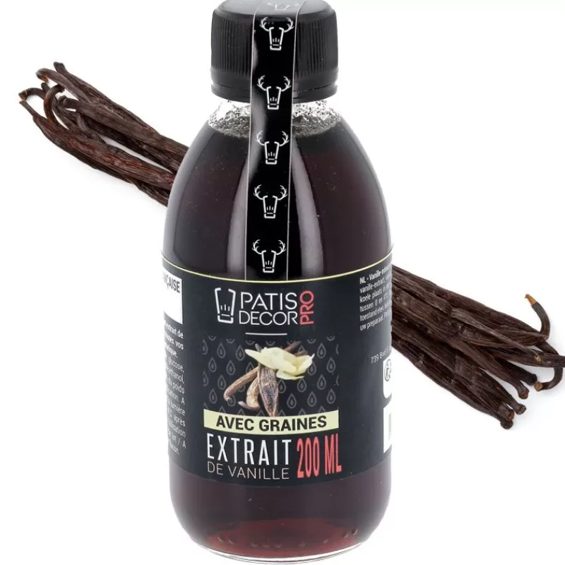 Cerf Dellier Extrait De Vanille Avec Graines Patisdecor Pro 200 Ml