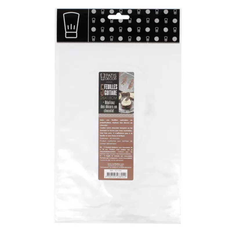 Cerf Dellier Feuille Polyethylene 26 X 18 Cm Patisdecor (X5)