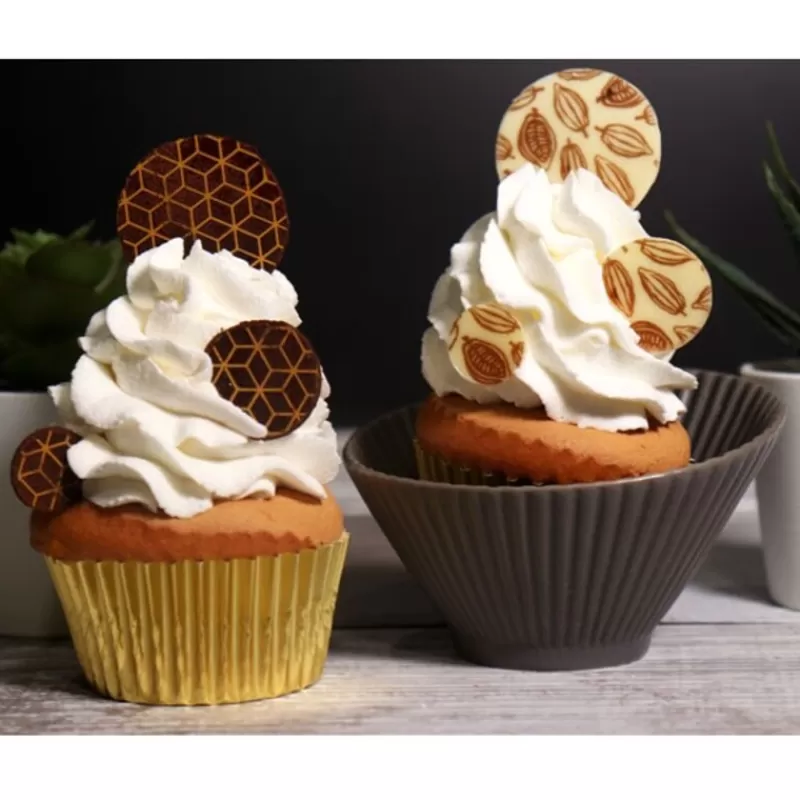 Cerf Dellier Feuilles Transfert Cabosses Et Geometrie Assorties Patisdecor (X4) Store