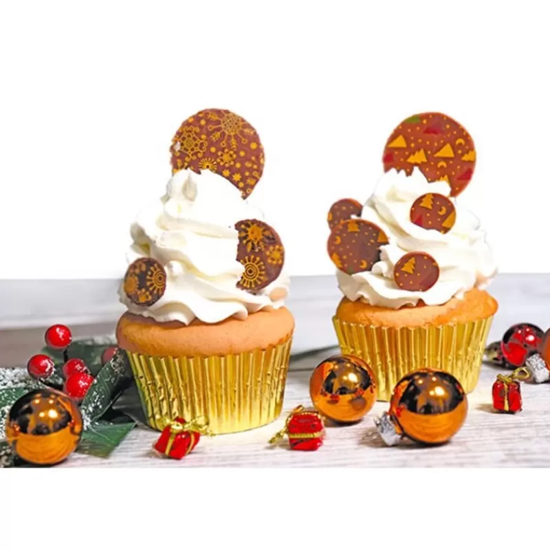 feuilles_transfert_nol_assorties_patisdecor_x4_4.webp Cerf Dellier Feuilles Transfert Noël Assorties Patisdecor (X4) Clearance