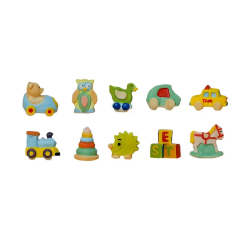 Cerf Dellier Feves Les Jouets En Bois Assorties (X 100) Discount