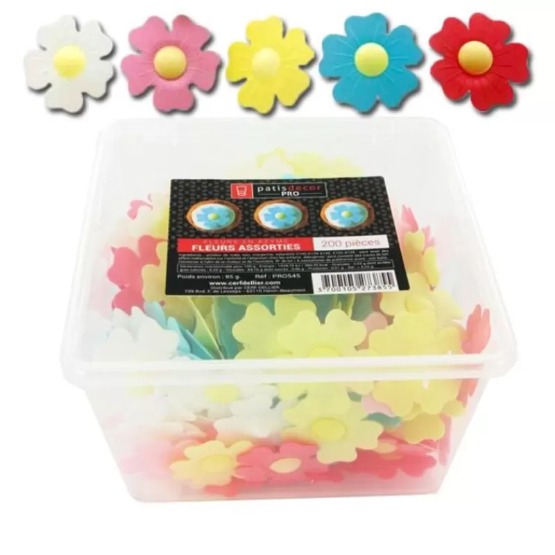 Cerf Dellier Fleurs Assorties En Azyme Patisdecor Pro (X200) Online