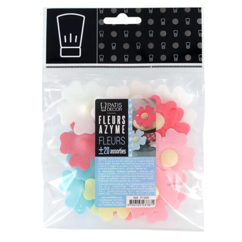Cerf Dellier Fleurs Assorties En Azyme Patisdecor X20 Outlet