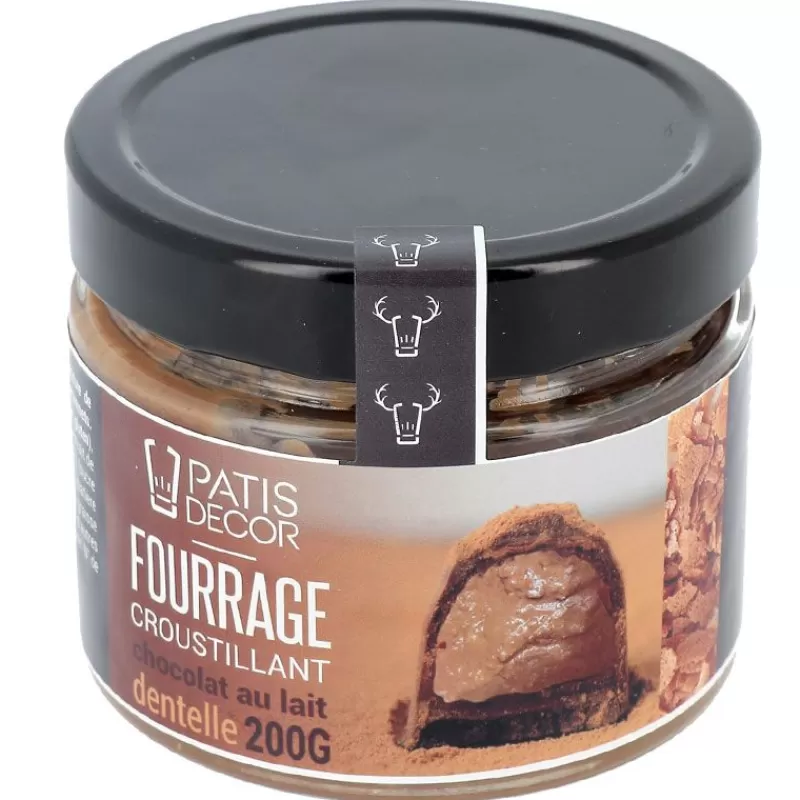 Cerf Dellier Fourrage Croustillant Au Chocolat Au Lait Et Brisures De Crepes Dentelles 200 G