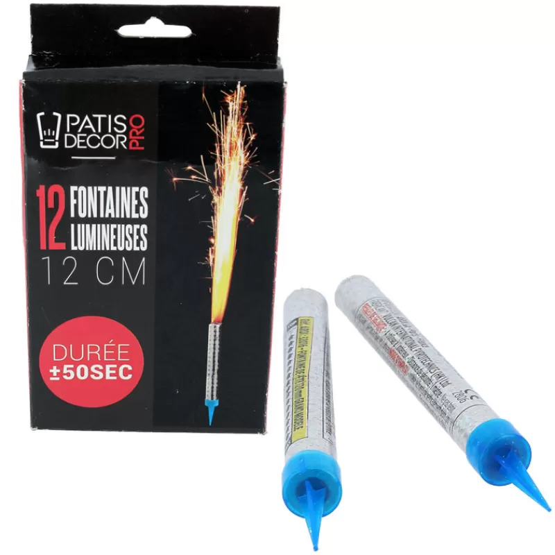 Cerf Dellier Fusees Fontaines Lumineuses 50' Patisdecor Pro (X 12) Online